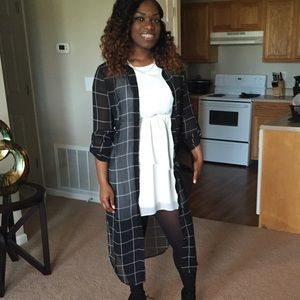 Black and white cover up